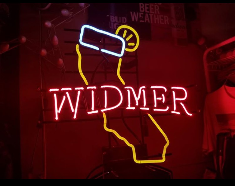 Widmer California Neon Sign